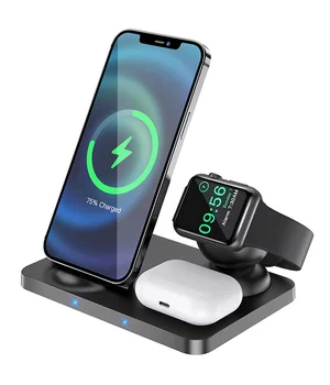 БЗУ HOCO CW33 Ultra Charge 3in1 Черный БЗУ HOCO CW33 Ultra Charge 3in1 Черный