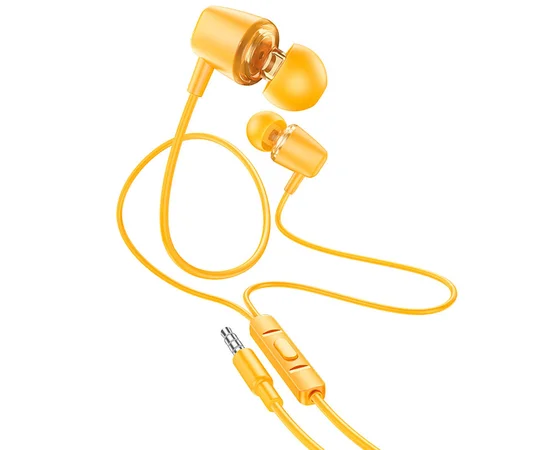 Стерео Наушники Hoco M107 Discoverer Yellow