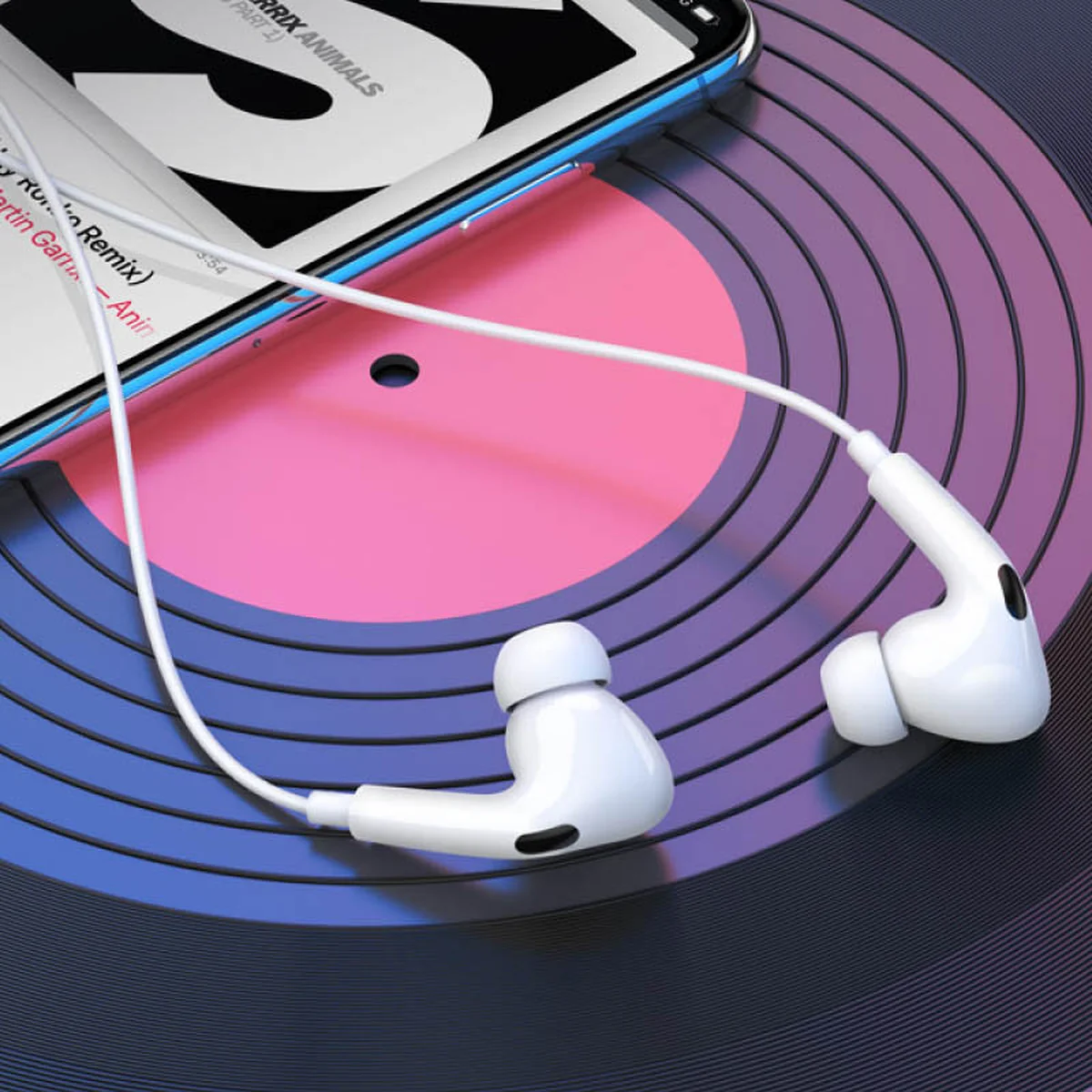 Стерео навушники Hoco M101 Pro 3.5mm White