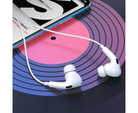 Стерео наушники Hoco M101 Pro 3.5mm White