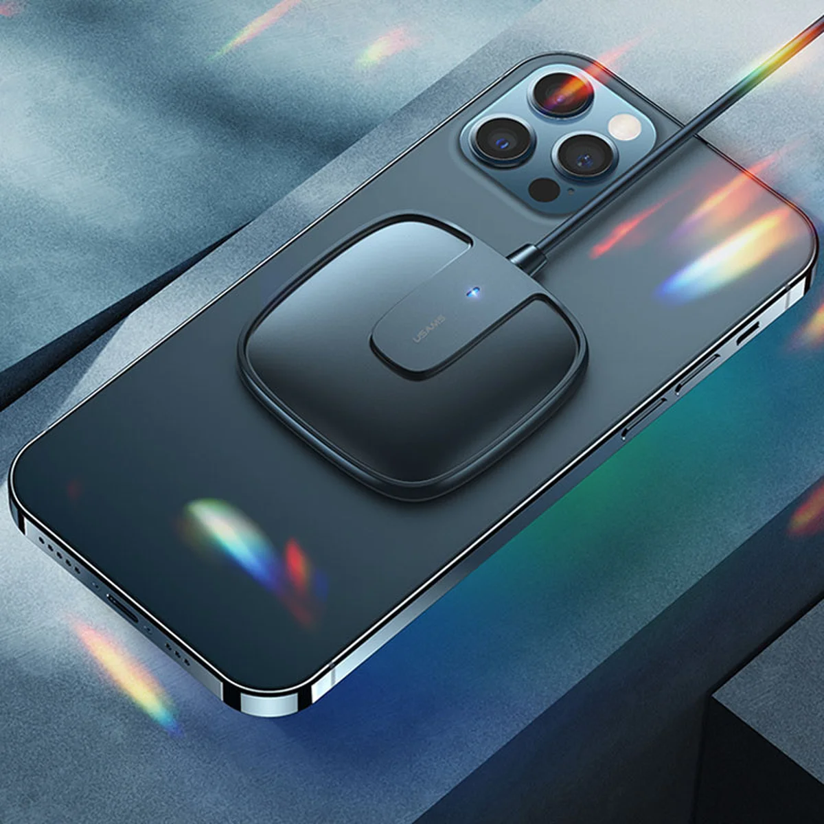 БЗУ Usams US-CD159 W1, 15W (магнитный) Черный