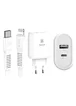 СЗУ Baseus Bojure PD Quick Charger + Cable (Lightning) 32W 1Type-C 1USB white