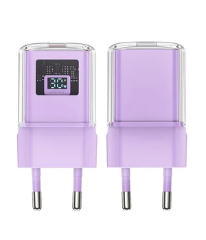СЗУ Acefast A53 Sparkling series PD30W GaN (USB-C) Alfalfa purple
