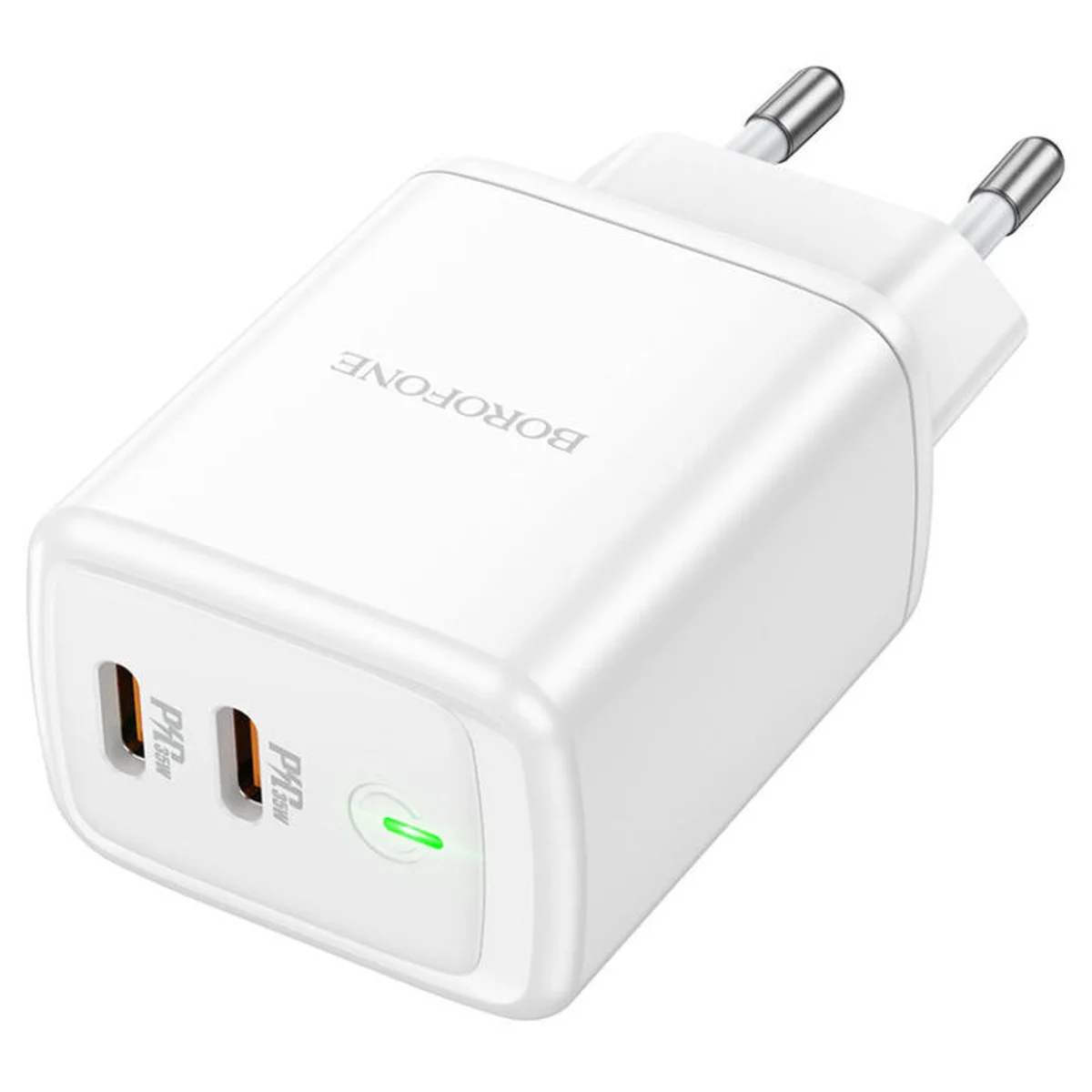 СЗУ Borofone BN9 PD35W (2Type-C) White