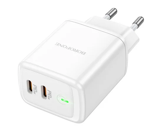 СЗУ Borofone BN9 PD35W (2Type-C) White