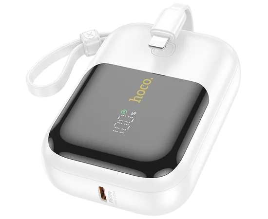 Портативное зарядное устройство Power Bank Hoco Q20 Fountain 22.5W+PD20W 10000 mAh White