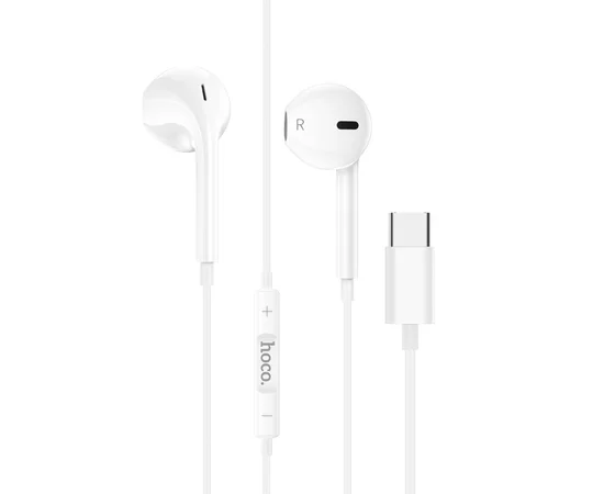 Стерео наушники Hoco M101 Type-C White