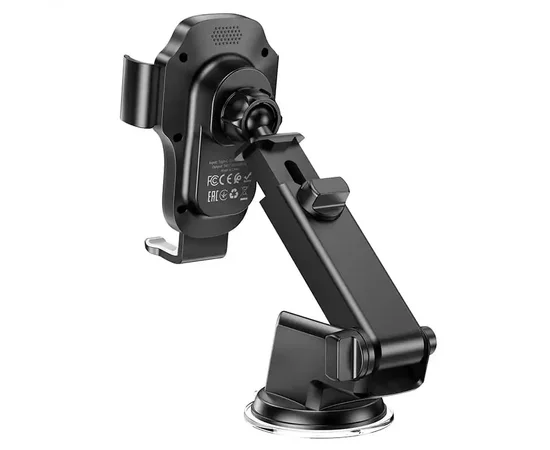 Автодержатель с БЗУ Hoco HW3 Black