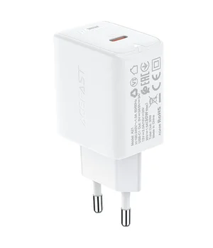 СЗУ Acefast A21 30W GaN single USB-C White