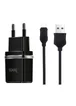 СЗУ Hoco C12 Charger + Cable (Micro) 2.4A 2USB Черный