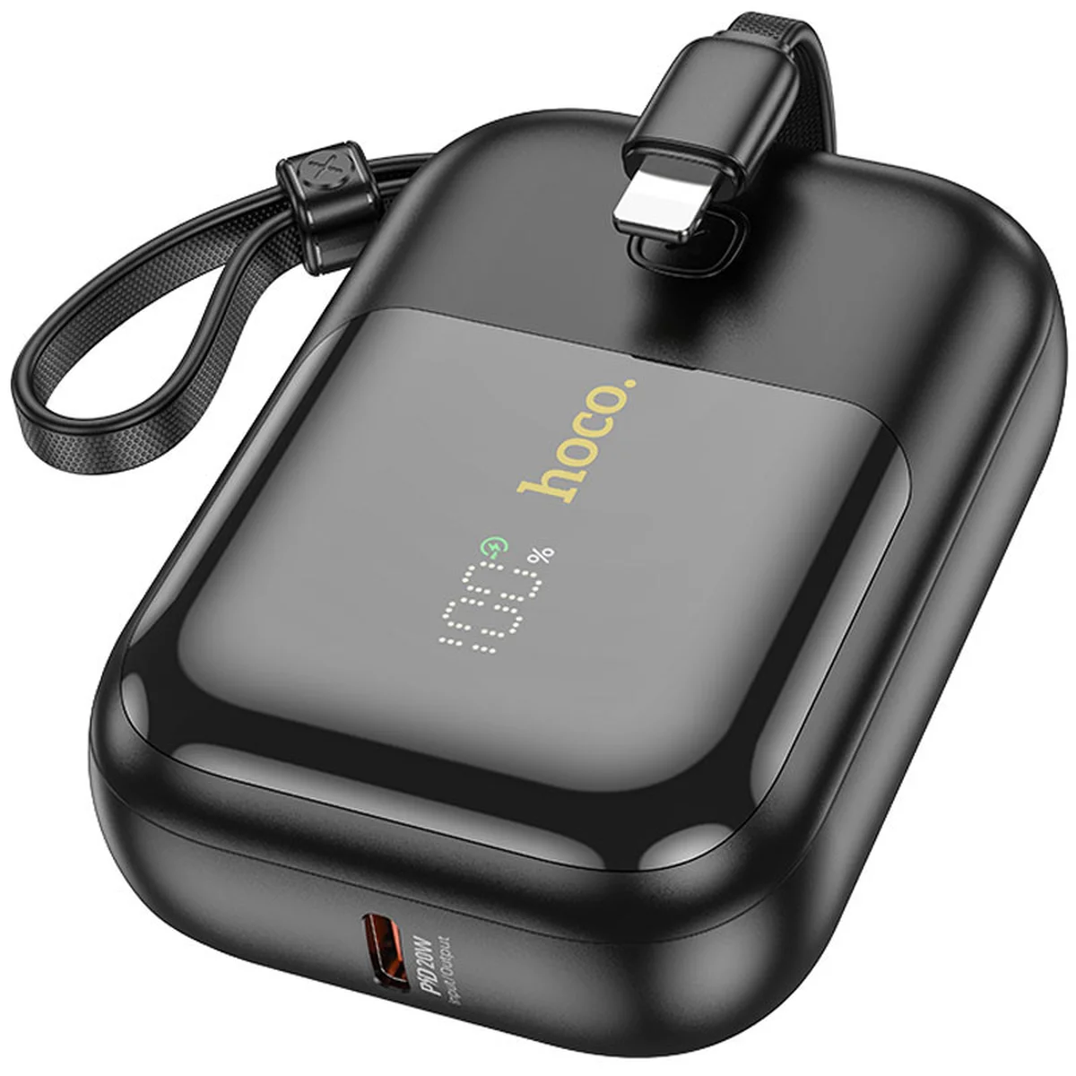 Портативное зарядное устройство Power Bank Hoco Q20 Fountain 22.5W+PD20W 10000 mAh Black