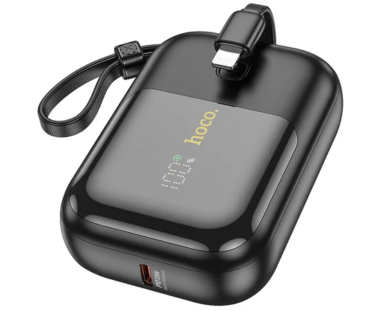 Портативное зарядное устройство Power Bank Hoco Q20 Fountain 22.5W+PD20W 10000 mAh Black