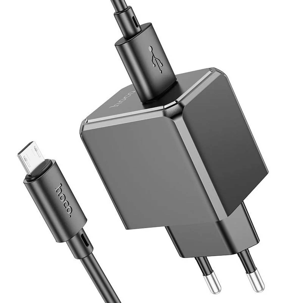 СЗУ HOCO CS11A (1USB) + MicroUSB Black