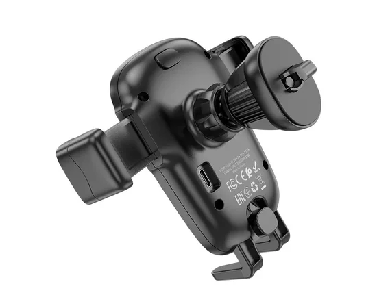 Автодержатель с БЗУ Hoco HW1 Pro Black