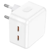 СЗУ Borofone BA76A Source PD35W (2Type-C) White