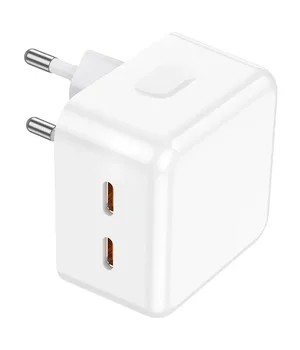 СЗУ Borofone BA76A Source PD35W (2Type-C) White СЗУ Borofone BA76A Source PD35W (2Type-C) White