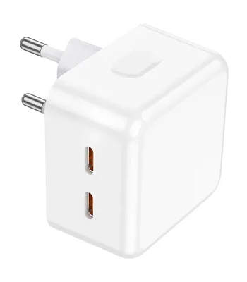 СЗУ Borofone BA76A Source PD35W (2Type-C) White