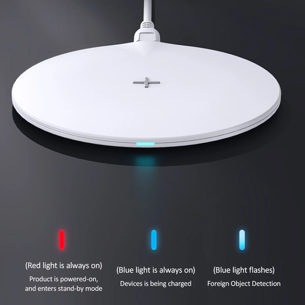 БЗУ Usams US-CD149 Fast Charge 15W (настільний) Білий