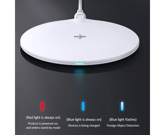 БЗУ Usams US-CD149 Fast Charge 15W (настольный) Белый