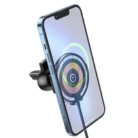 Автотримач із БЗУ Hoco CW42 магнітний Black