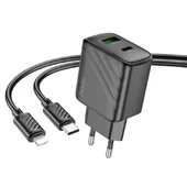 СЗУ Hoco CS23A Sunlight PD30W+QC3.0 + Type-C to Lightning Black
