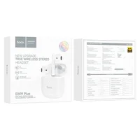 Беспроводные TWS наушники Hoco EW19 Plus White