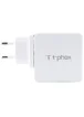 СЗУ PD адаптер T-phox (48W: PD 30W + USB QuickCharge QC 3.0 18W) Белый