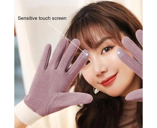 Перчатки сенсорные Golove joy Casual Розовый