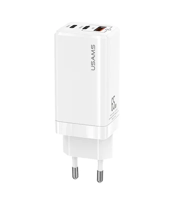 СЗУ USAMS CC110 GaN Mini Fast Charger EU Белый