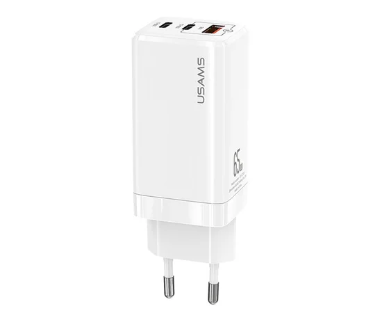 СЗУ USAMS CC110 GaN Mini Fast Charger EU Белый