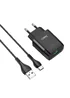 СЗУ Hoco C72Q QC3.0 (1USB/2A) + Type-C Черный