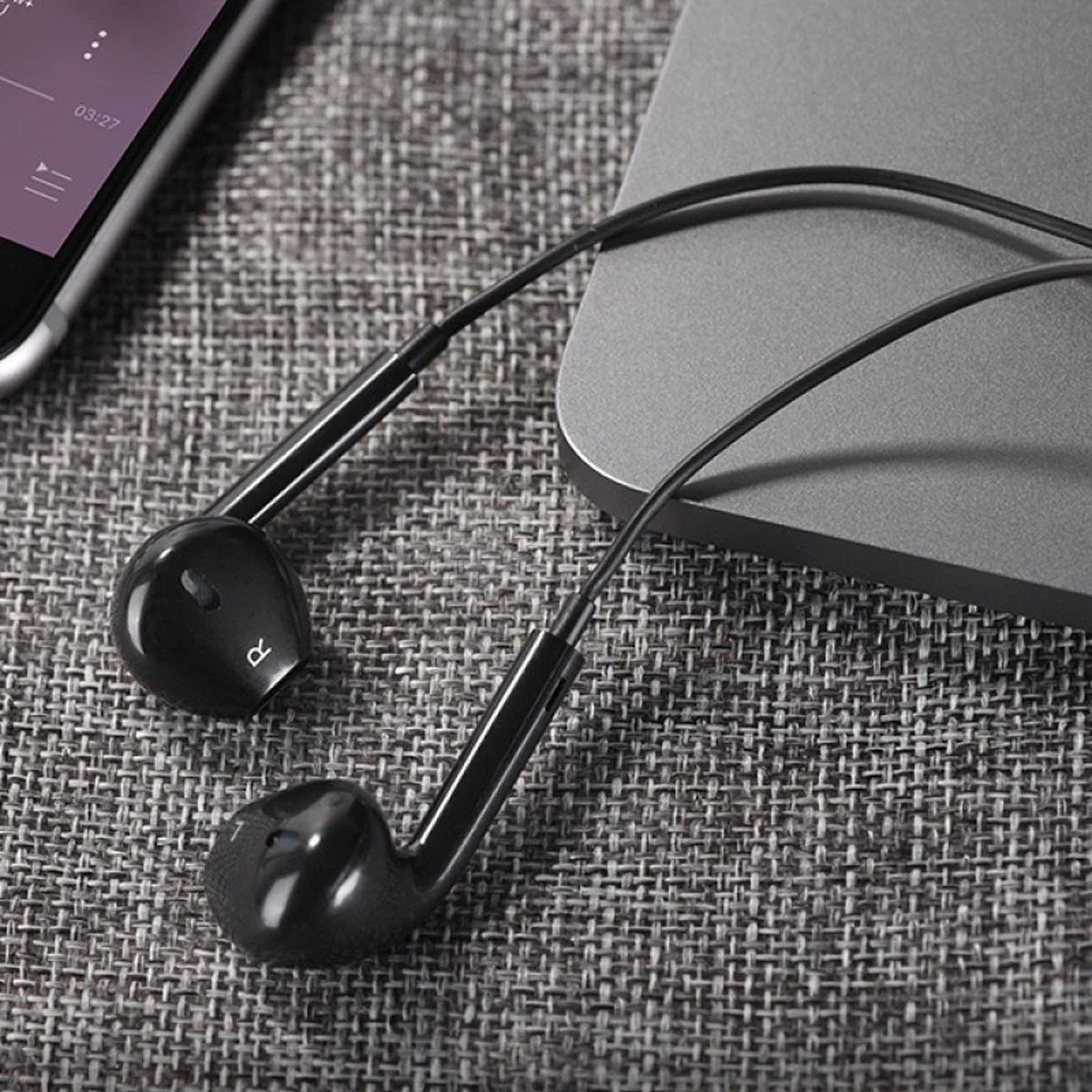 Стерео навушники Hoco M101 3.5mm Black