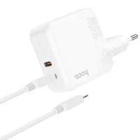 СЗУ Hoco C110A PD 35W+QC3.0 (2 Type-C) + Type-C to Lightning White