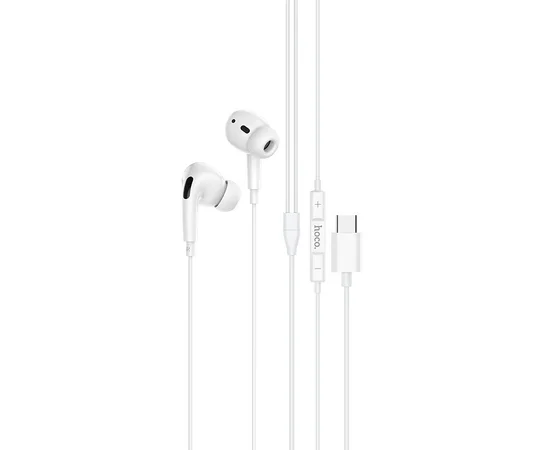 Стерео наушники Hoco M101 Pro Type-C White