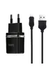 СЗУ Hoco C12 Charger + Cable Lightning 2.4A 2USB Черный
