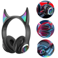 Накладные беспроводные наушники Devil's Horn STN-29 Black