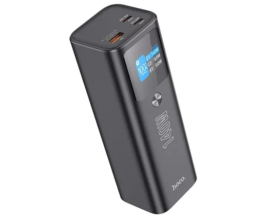 Портативное зарядное устройство Power Bank Hoco Q17 Electric PD140W 25000 mAh Black