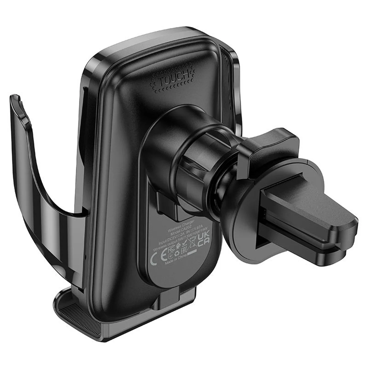 Автодержатель с БЗУ Hoco CA202 Black