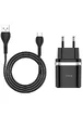 СЗУ Hoco C12Q Smart QC3.0 (1USB/3A) + Type-C Черный