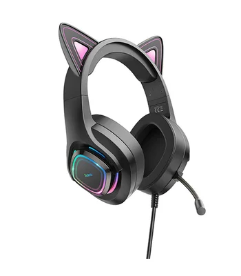 Стерео Наушники Hoco W107 Cute cat Phantom Cat