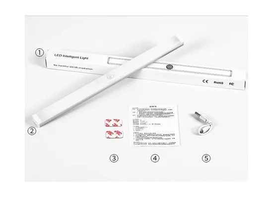 Сенсорный светильник LED с датчиком движения MZ-CT-902 (120*22.8*18.6mm) White light