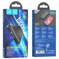 Портативное зарядное устройство Power Bank Hoco J100 High-ranking 10000 mAh Black