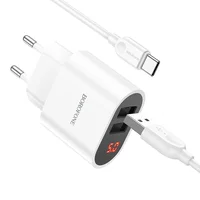 СЗУ Borofone BA63A Richy + Type-C Белый