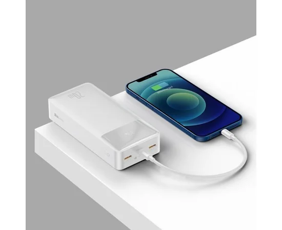 Портативное зарядное устройство Baseus Bipow Overseas 20W 30000mAh (PPBD050402) Белый