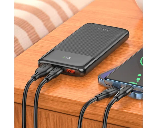 Портативное зарядное устройство Power Bank Hoco J121 Fast 22.5W+PD20W 10000 mAh Black