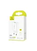 СЗУ USAMS US-CC083 T22 Single USB QC3.0 Travel Charger (EU) Белый