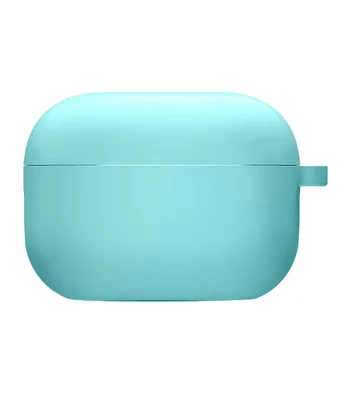 Силиконовый футляр с микрофиброй для наушников Airpods 3 Бирюзовый / Marine Green Силиконовый футляр с микрофиброй для наушников Airpods 3 Бирюзовый / Marine Green