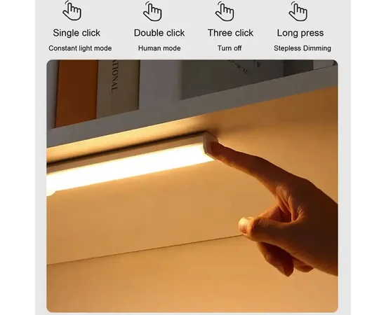 Сенсорный светильник LED с датчиком движения MZ-CT-902 (220*22.8*18.6mm) Warm light