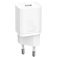 СЗУ Baseus Super Si Quick Charger 1C 20W + кабель Type-C to Lightning (TZCCSUP-B) Білий