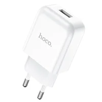 СЗУ HOCO N2 (1USB/2.1A) + USB - Lightning Белый